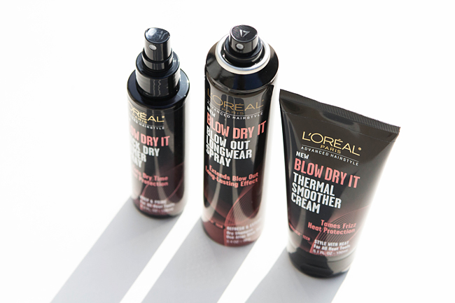 L'Oreal Blow Dry It Review - http://www.kisforkinky.com/loreal-blow-dry-it-review-heat-protectant-and-dry-shampoo